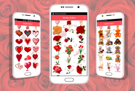 Romantic Rose Stickers Ảnh chụp màn hình 3