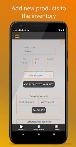 Food Cost Calculator スクリーンショット 3
