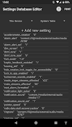 SetEdit SettingsDatabaseEditor Screenshot 1