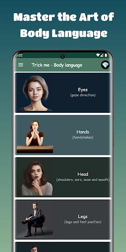 Trick me - Body language book Zrzut ekranu 1