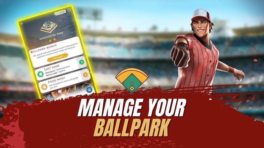 Astonishing Baseball Manager Captura de pantalla 4