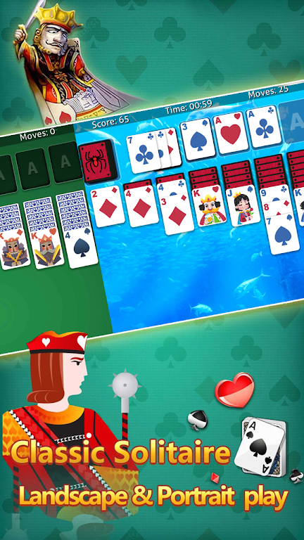 Schermata klondike solitaire :card shark 2