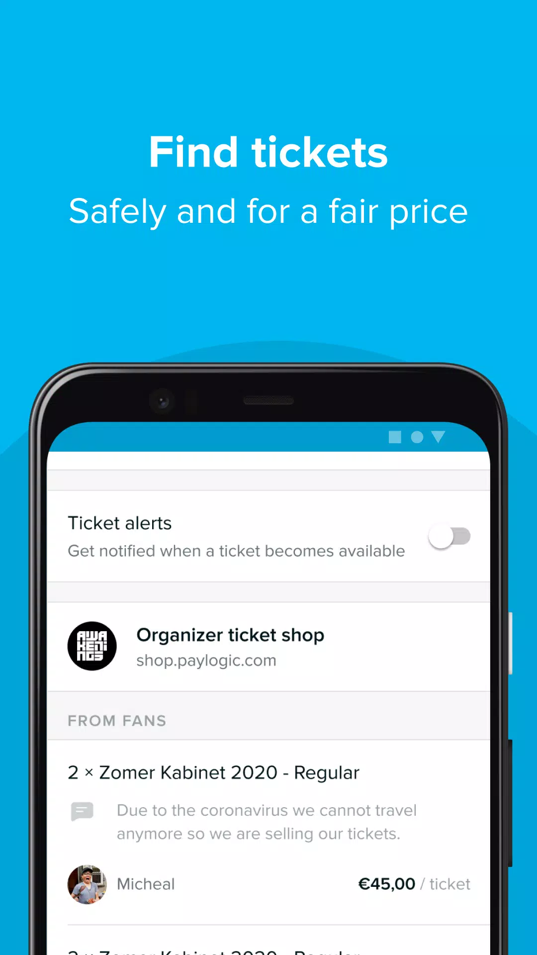 TicketSwap - Buy, Sell Tickets應用截圖第3張