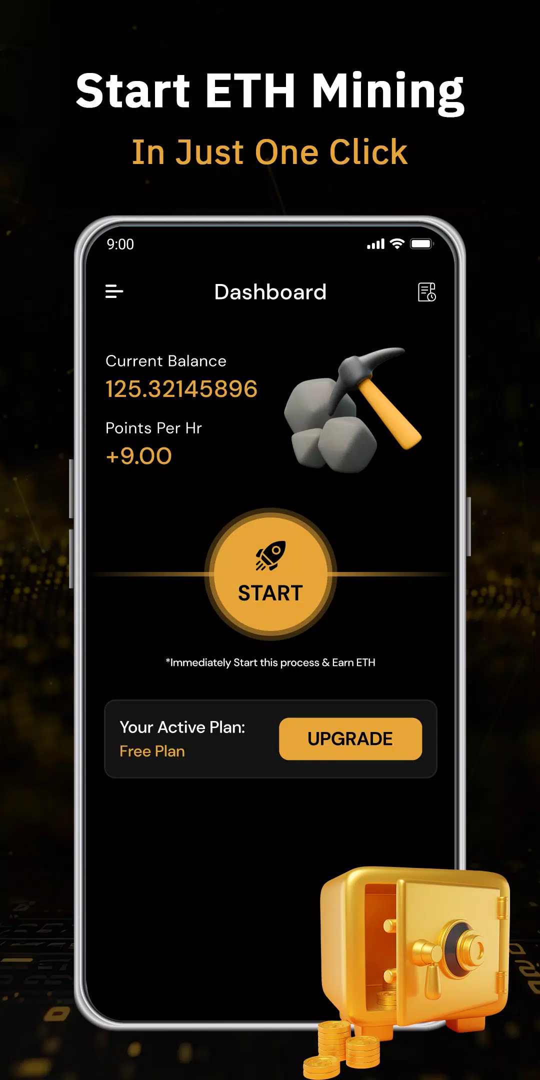 ETH Cloud Miner- Earn Ethereum 스크린샷 2