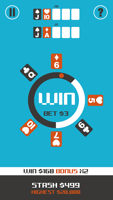 Schermata Pop Blackjack 3