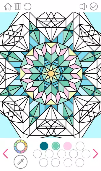 Mandala Color Game Antistress應用截圖第4張