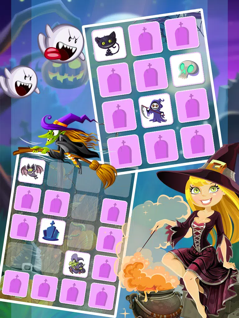 Halloween Memory Game 스크린샷 2