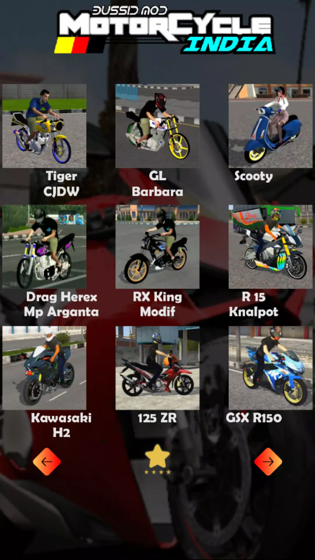 Bussid Mod Motorcycle India应用截图第4张
