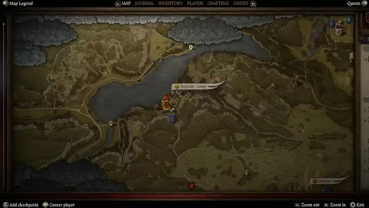 Lokalizacja obozu Cumansa w Kingdom Come: Delivance 2
