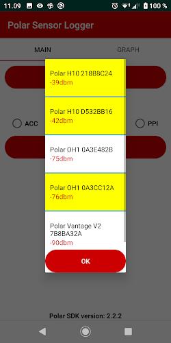 Polar Sensor Logger应用截图第2张