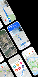GPS マップ アプリ - 道順、交通状況、ナビゲーション スクリーンショット 1