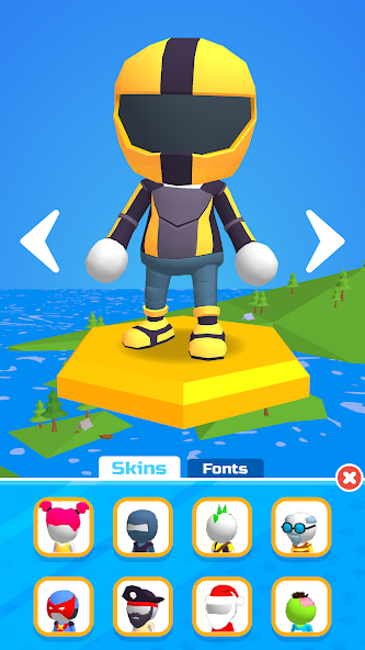 Do Not Fall .io Скриншот 1