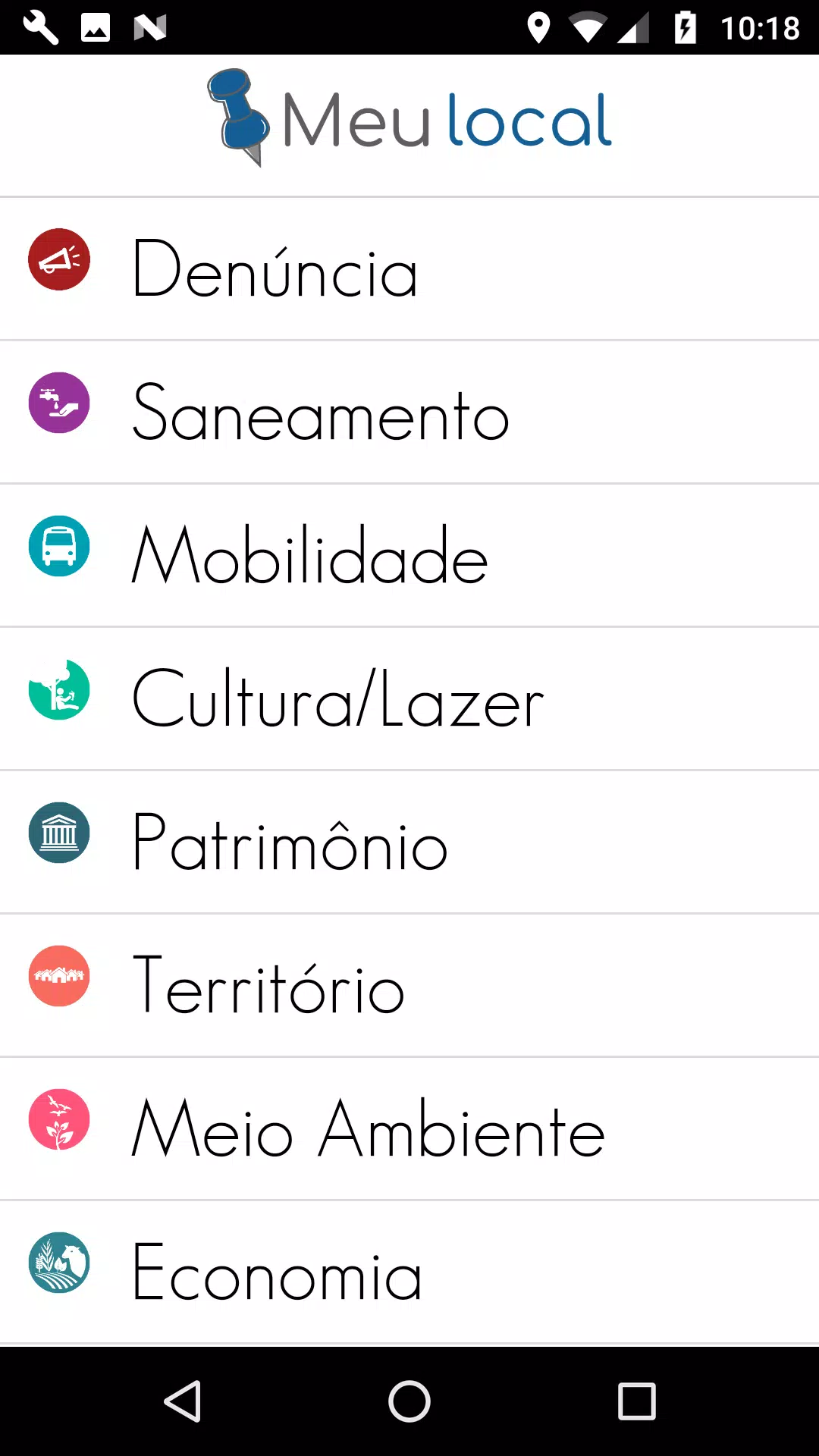 Meu Local Captura de tela 2