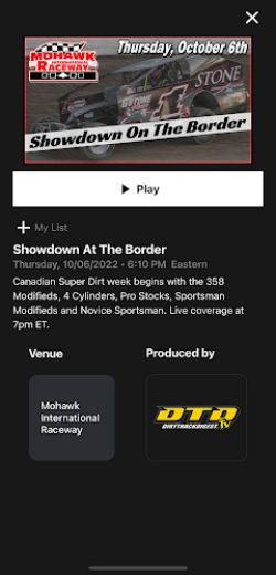 Dirt Track Digest TV Скриншот 3