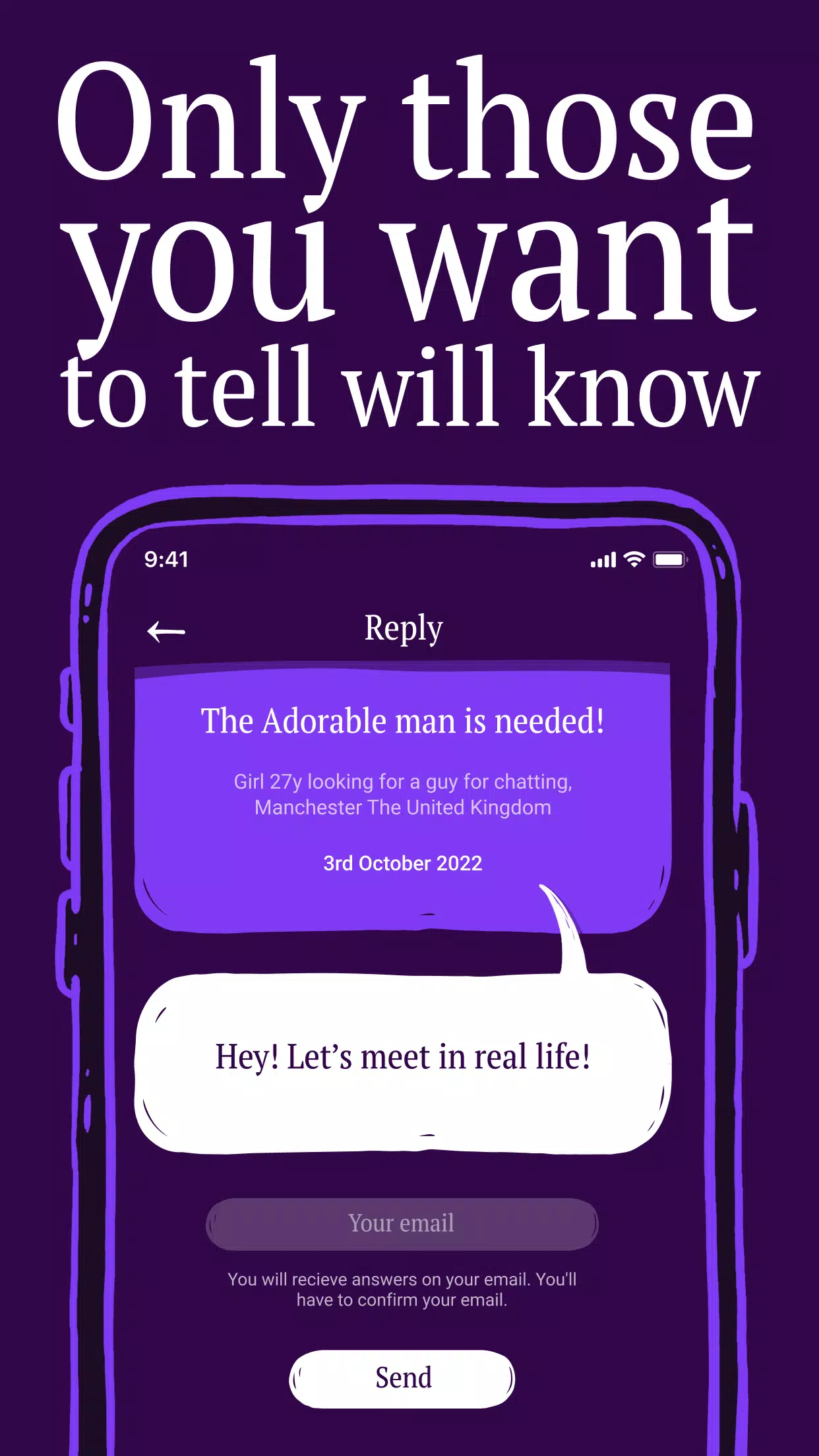Masked Love - Anonymous dating Screenshot 3