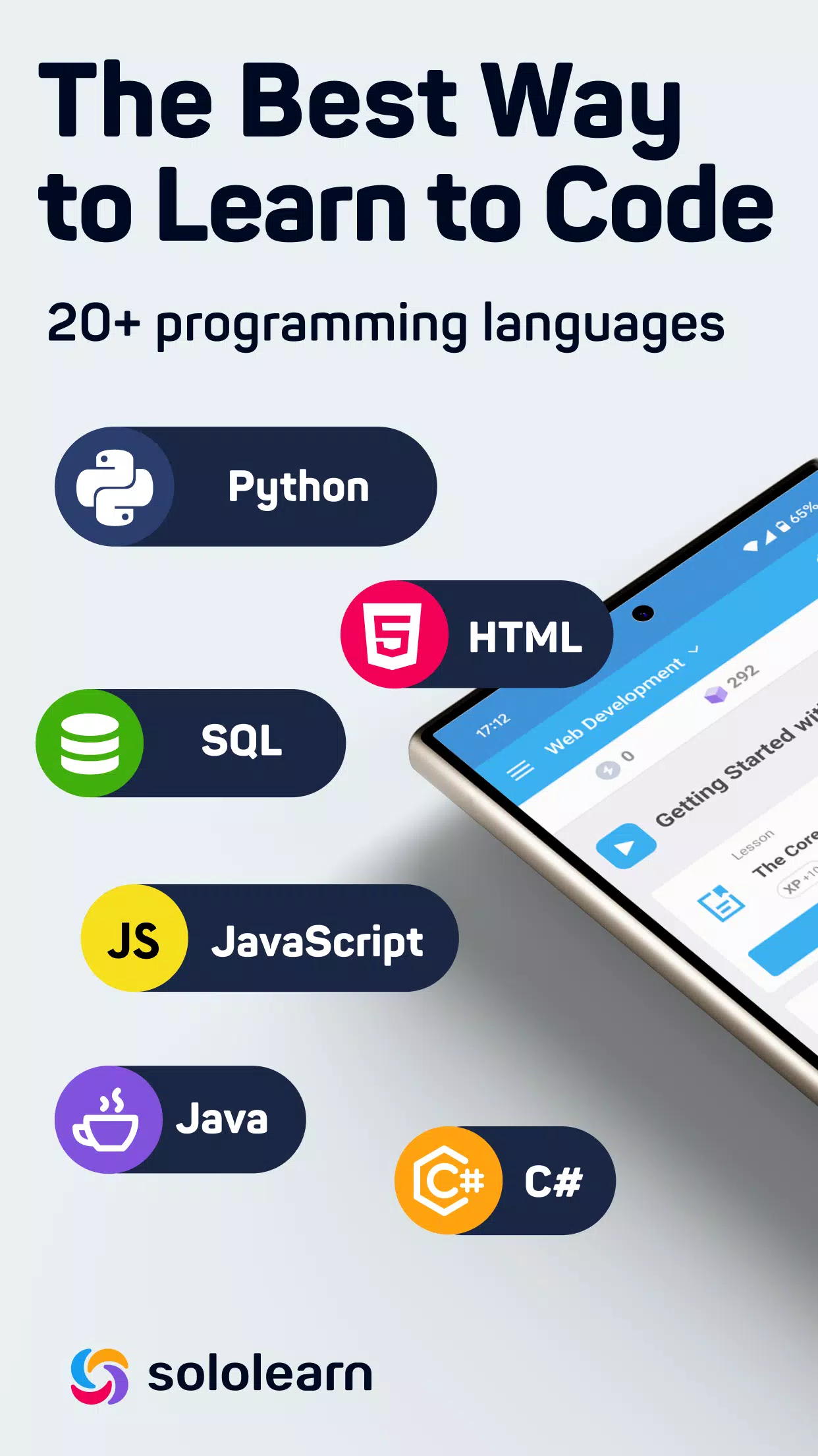 Sololearn: AI & Code Learning Captura de tela 1