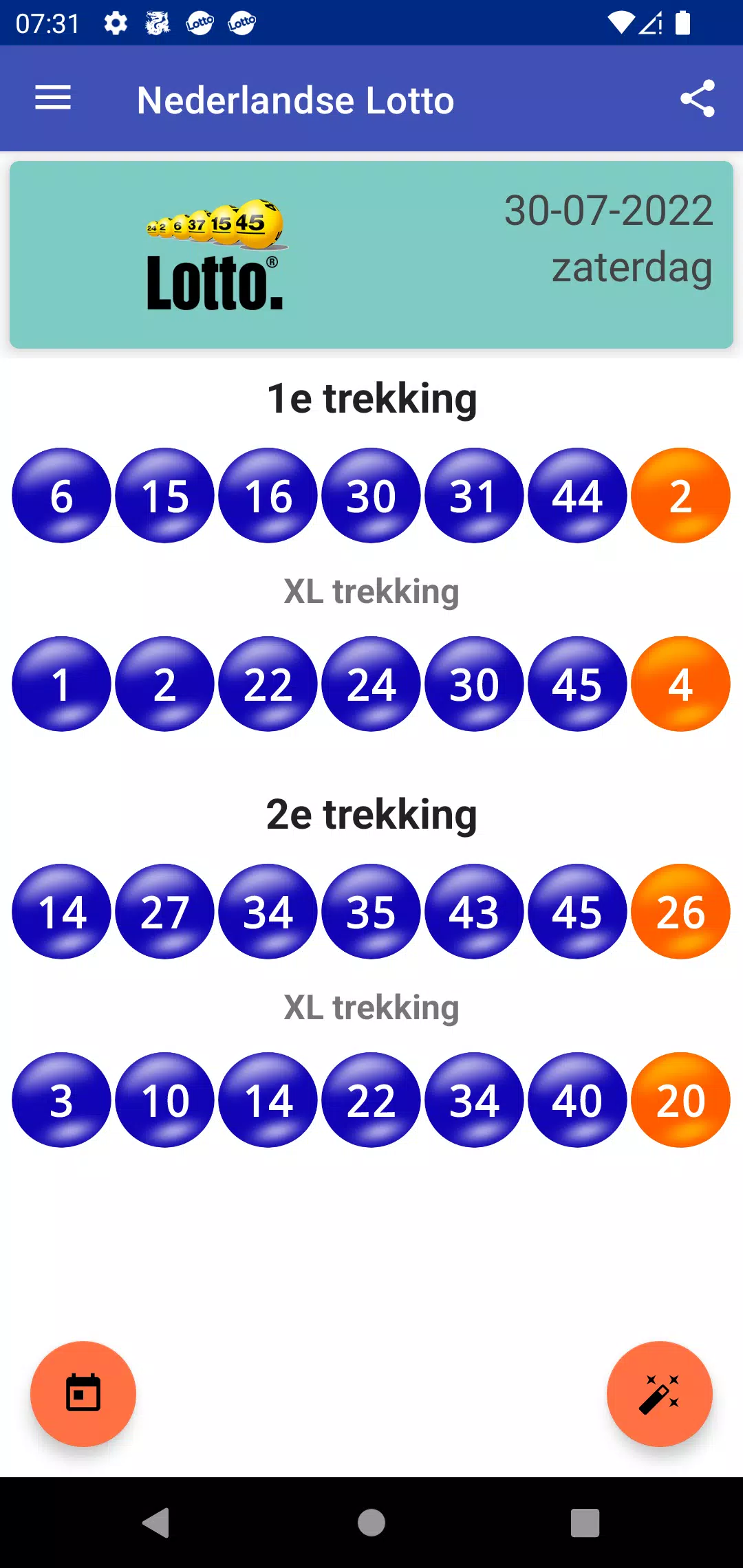 Nederlandse Lotto Voorspelling應用截圖第1張