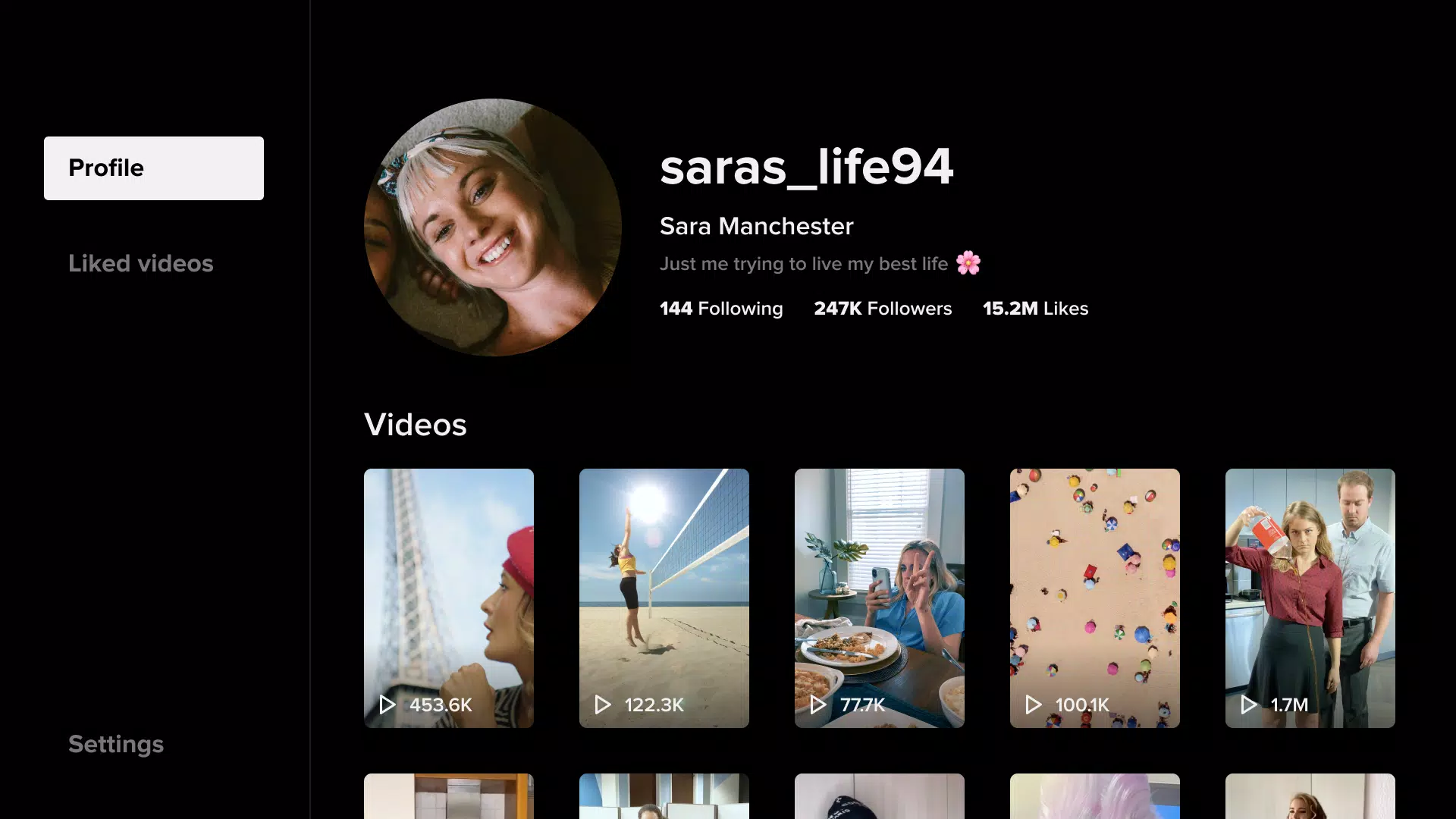 TikTok for Android TV應用截圖第4張