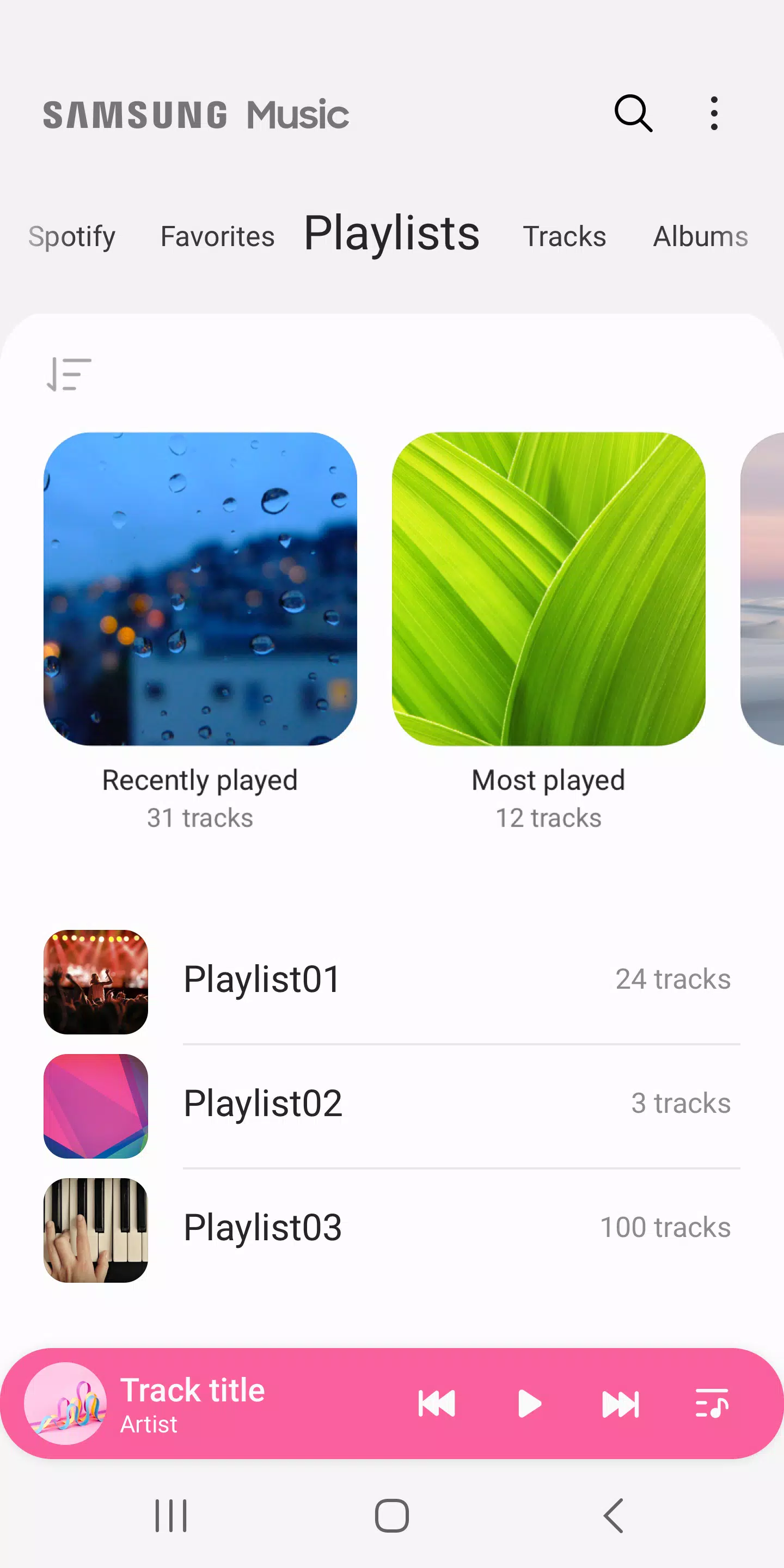 Samsung Music স্ক্রিনশট 4