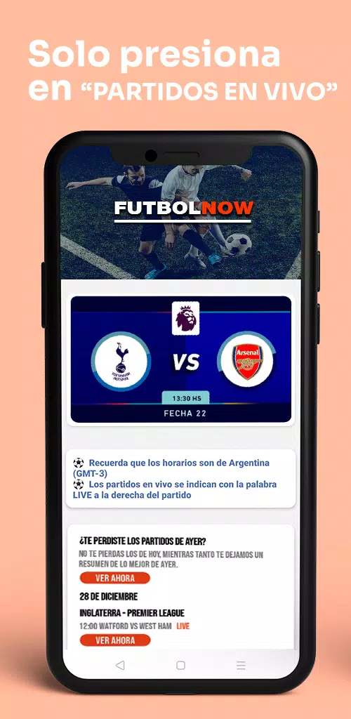 Schermata Futbol Now 4