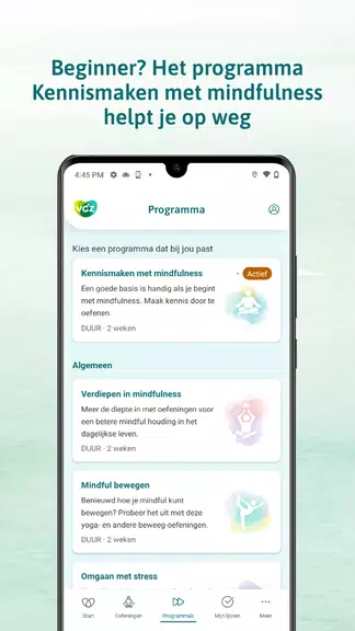 VGZ Mindfulness Coach ภาพหน้าจอ 3