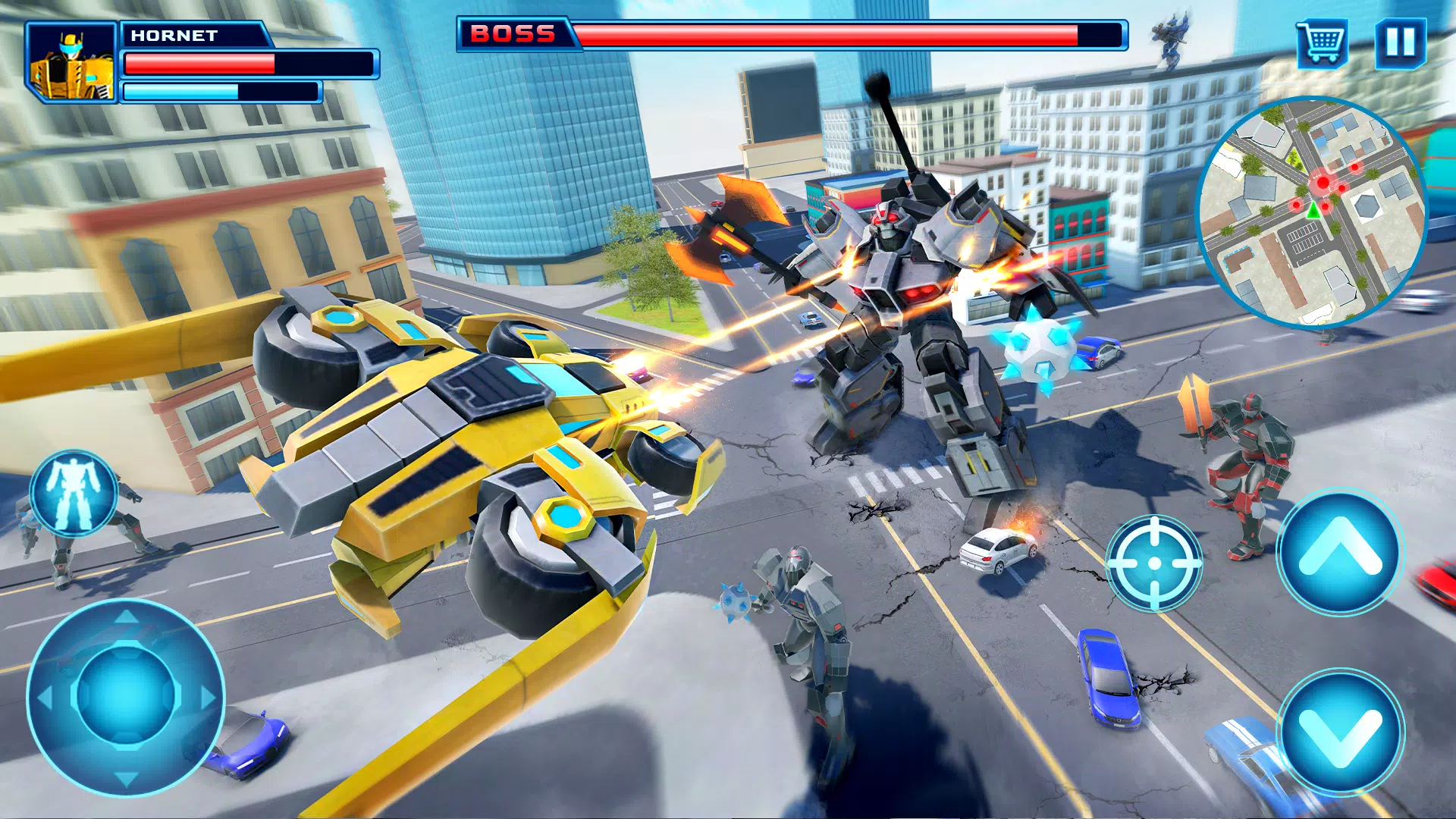 Robot Car Transform Fight Game應用截圖第3張