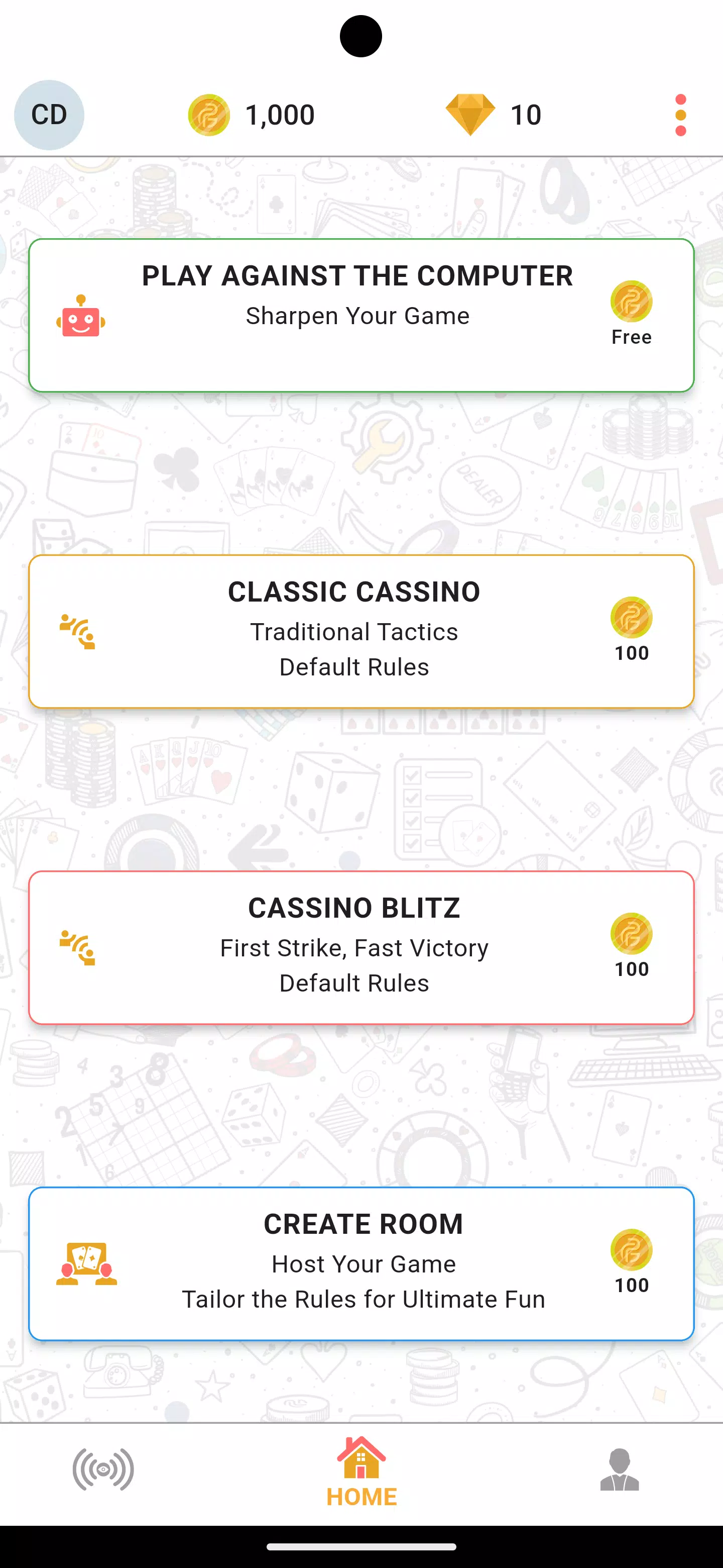Pocket Cassino Ảnh chụp màn hình 1