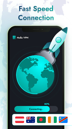 Holla Vpn + GFX Tools स्क्रीनशॉट 1