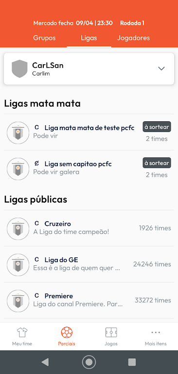 Parciais CFC Screenshot 4