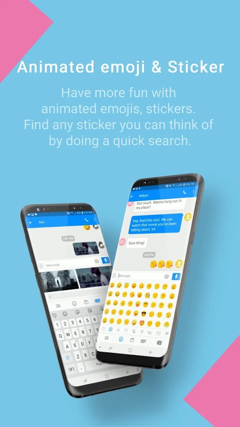 Handcent Next SMS messenger Captura de pantalla 3