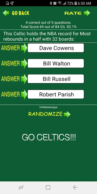 Trivia & Schedule Celtics fans Capture d’écran 2