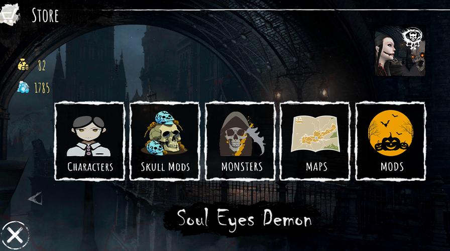 Soul Eyes Demon: Horror Skulls ภาพหน้าจอ 2