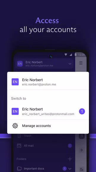 Proton Mail: Encrypted Email Ekran Görüntüsü 3