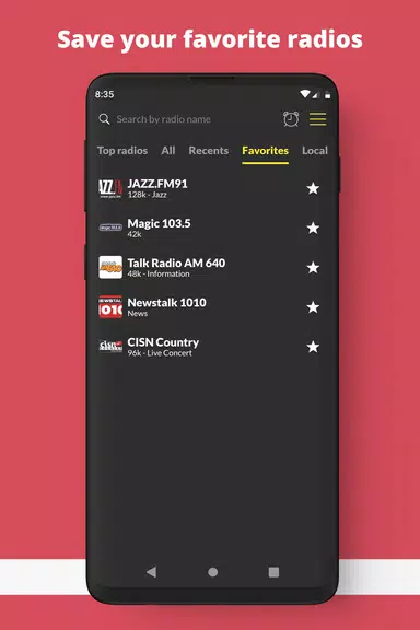 Radio Canada: Online FM Radio Zrzut ekranu 2