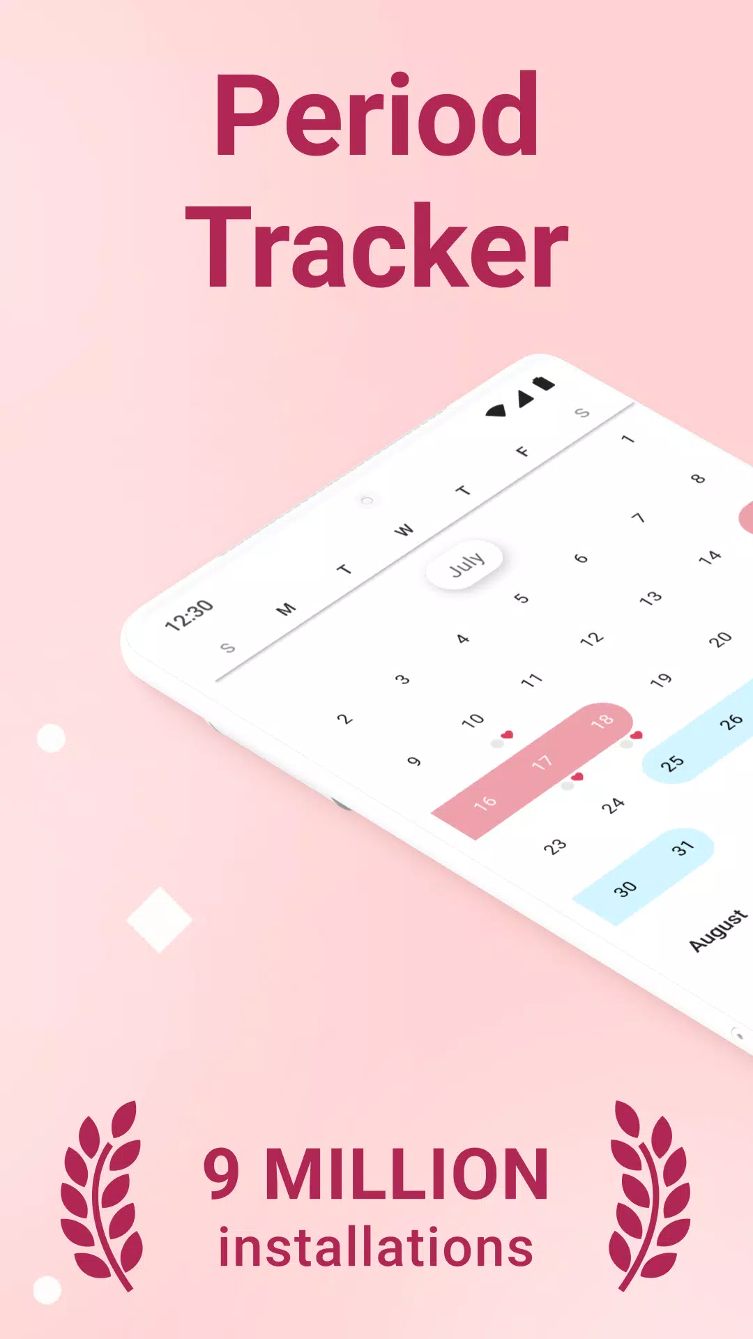 Clover - Calendário Menstrual Captura de tela 1