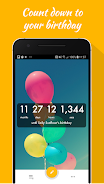 Birthday Countdown Widget Tangkapan skrin 1