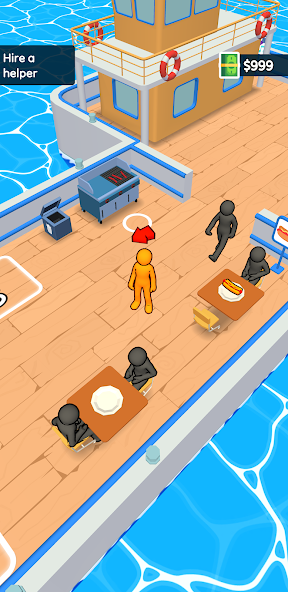 Boat Venture: Idle Manager Mod Captura de tela 1
