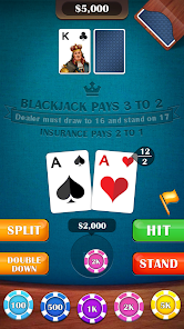 Casino BlackJack 21 Card Game স্ক্রিনশট 2