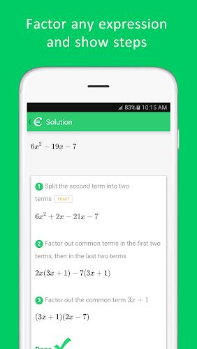 Cymath - Math Problem Solver Screenshot 4