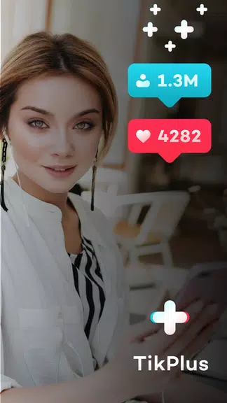 TikPlus for social profiles, likes and fans ภาพหน้าจอ 1