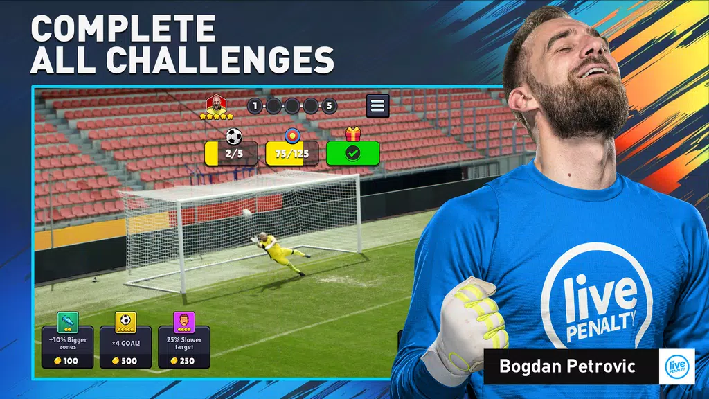 Soccer Penalty: Live Goalie Schermafbeelding 3