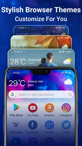 Web Browser - Fast & Privacy Ảnh chụp màn hình 3