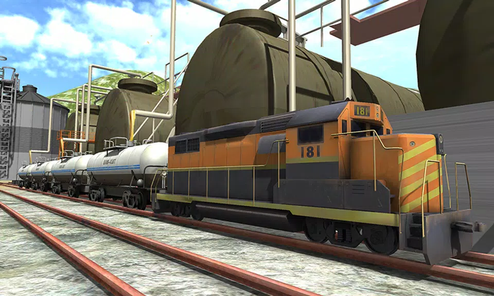 Oil Tanker Train Driving Sim应用截图第1张