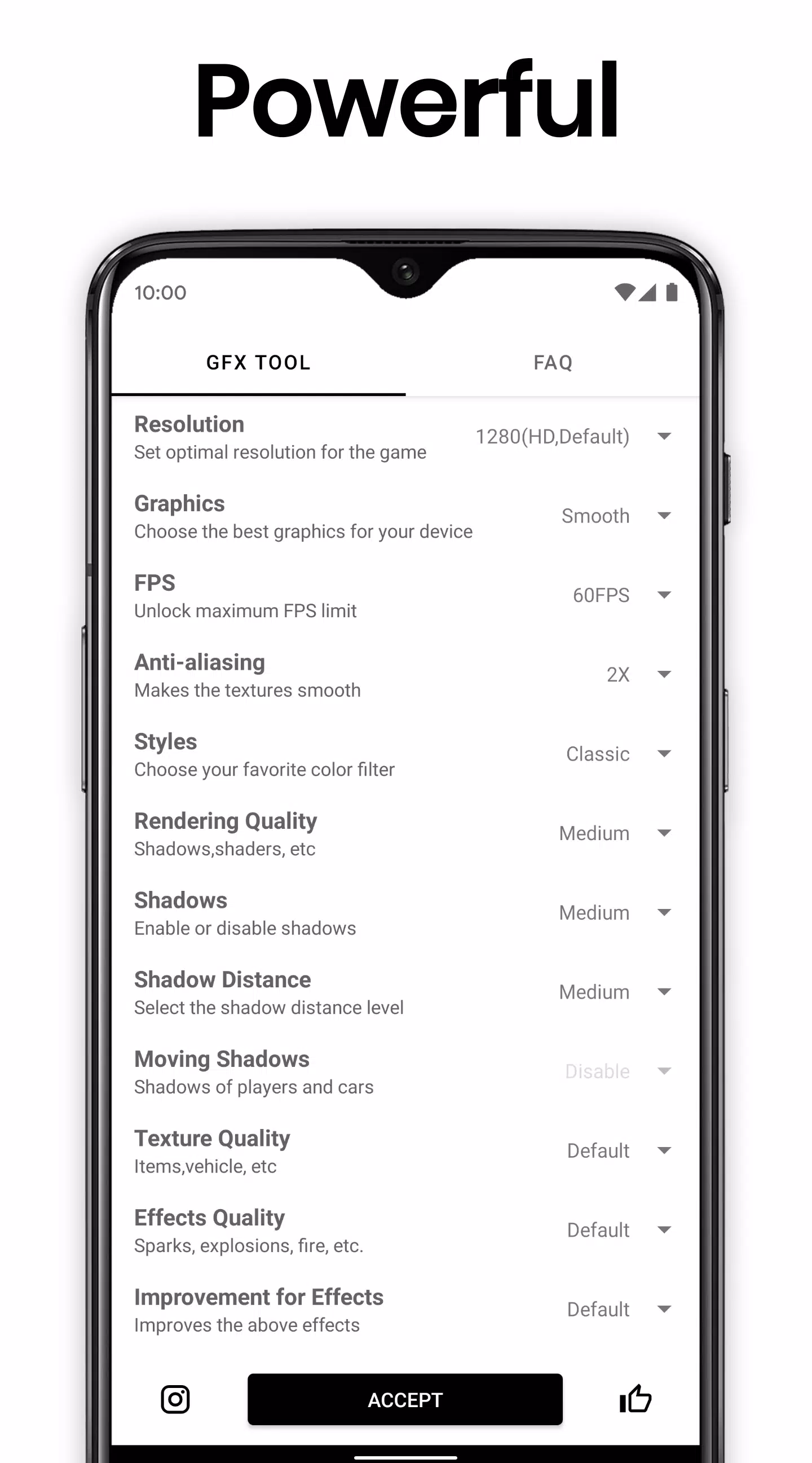 GFX Tool: Launcher & Optimizer Capture d’écran 2
