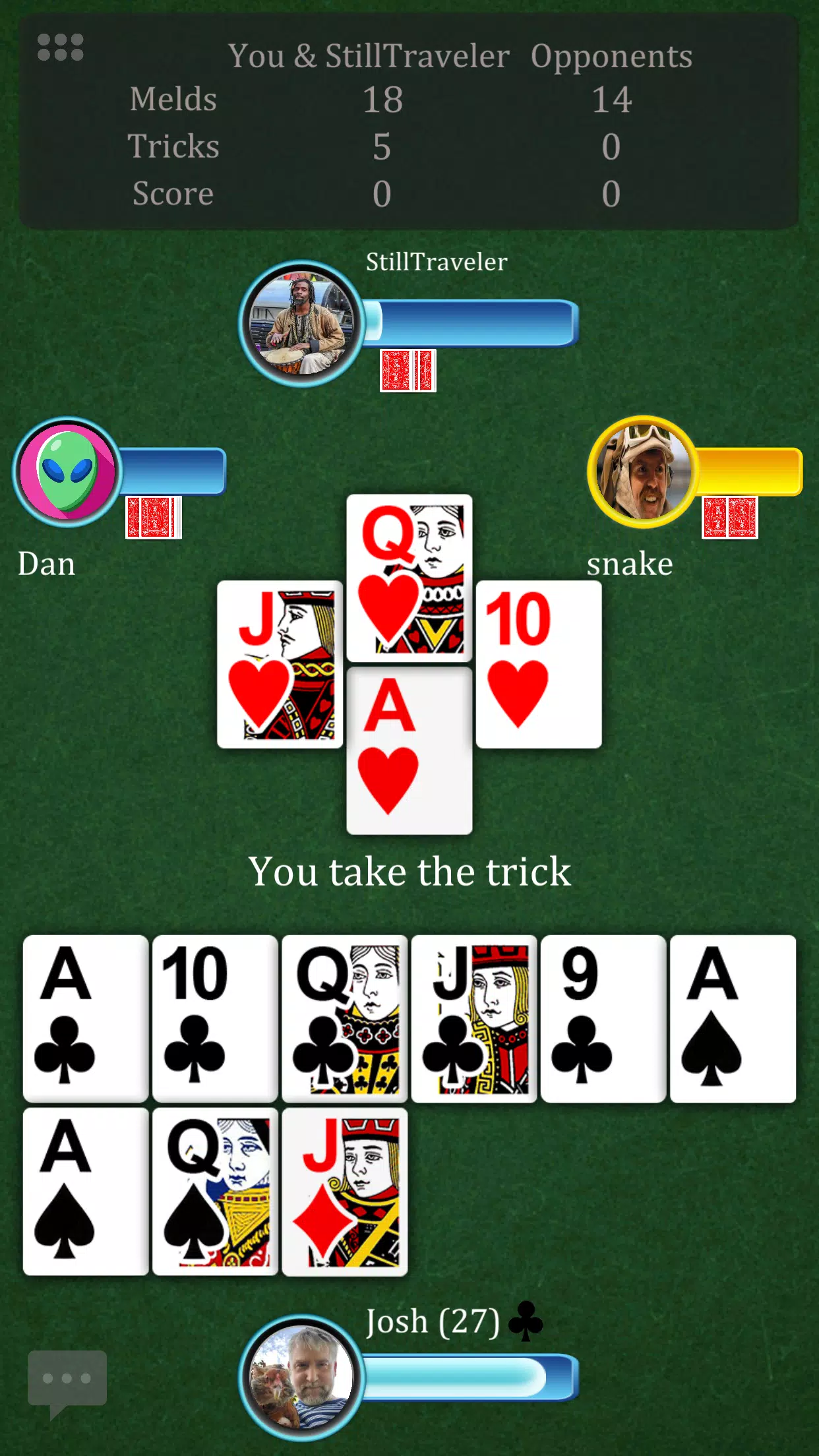 Pinochle Online Screenshot 1