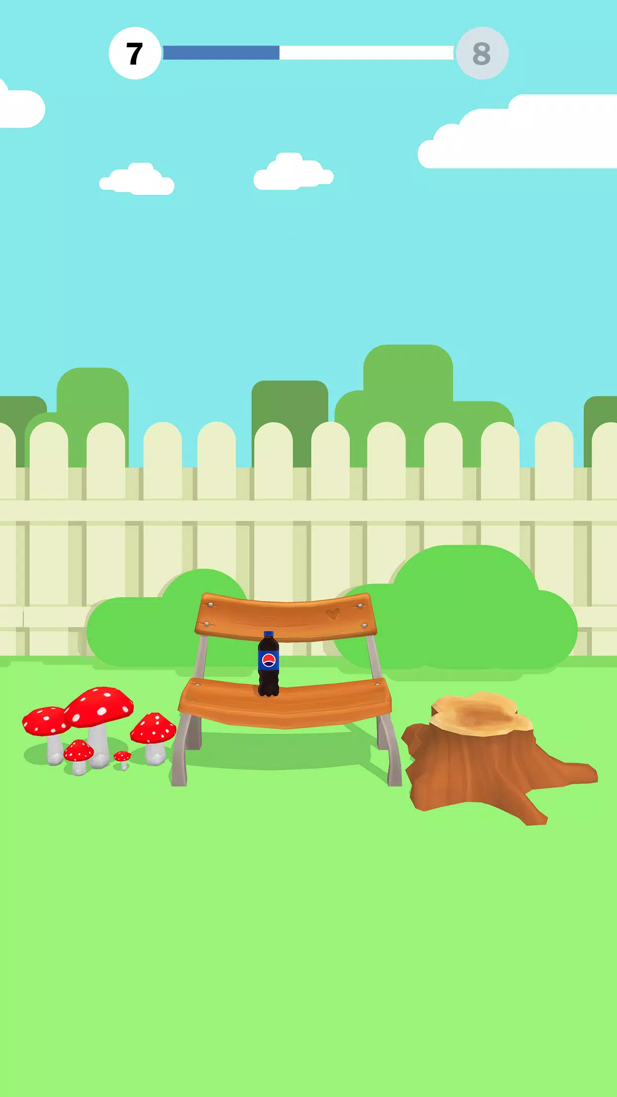 Schermata Bottle Flip 3D — Tap & Jump! 3