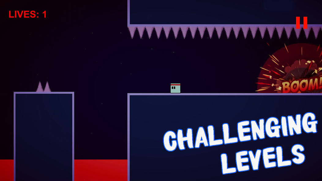 Unfair Square - the hard game Mod 스크린샷 2