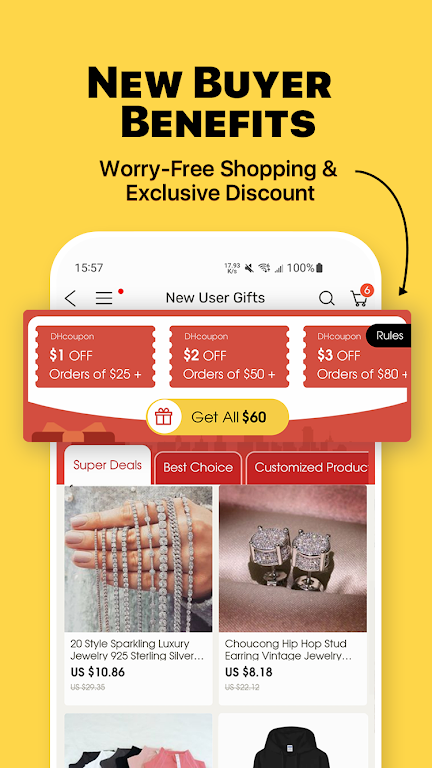 DHgate-online großhändler Screenshot 2