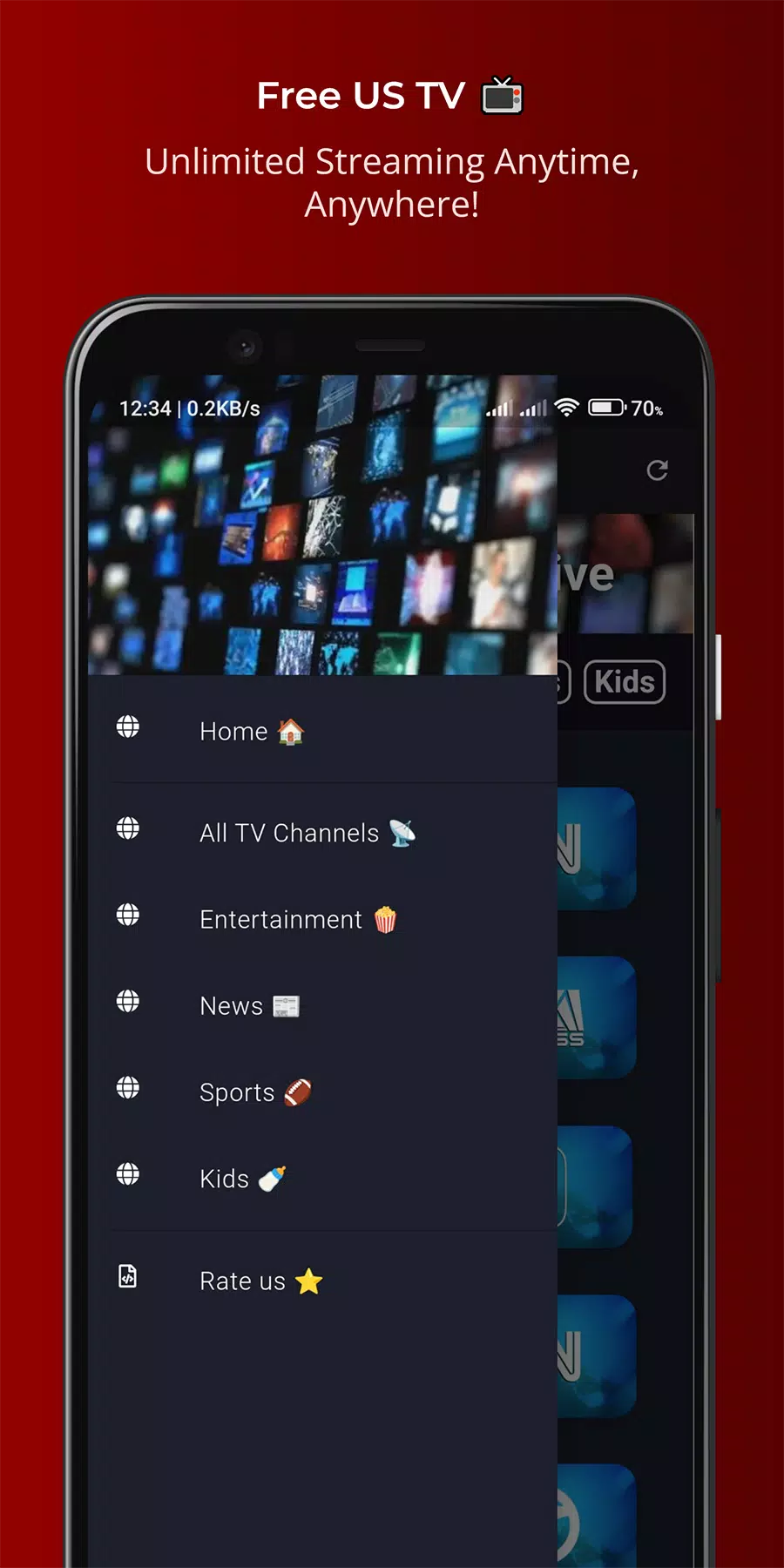 TheTVApp USA Live应用截图第3张