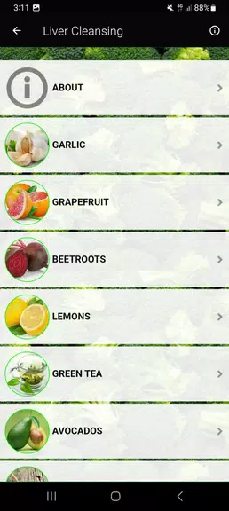 Top Liver Cleansing Superfoods 스크린샷 1